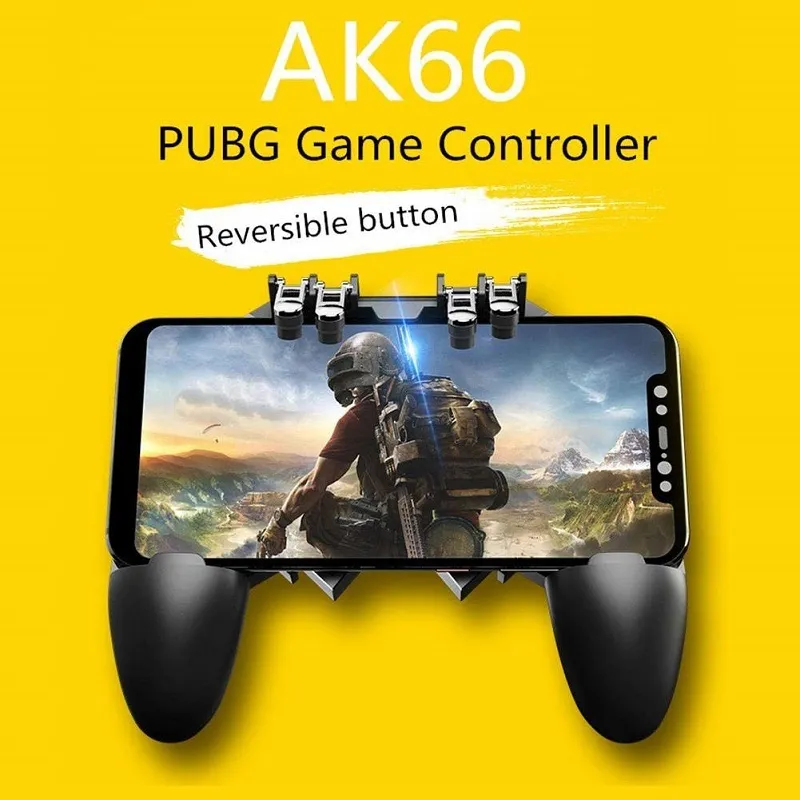 Controller in metallo Joystick Pubg Mobile Trigger Gamepad Gioco di tiro telefoni Android