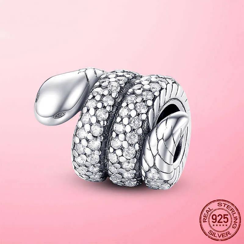 2021 Nieuwe 925 Sterling Zilveren Slang Koffiekopje Hond Cz Cactus Charm Kralen Fit Originele Pandora Armband Fijne Sieraden Gift2481