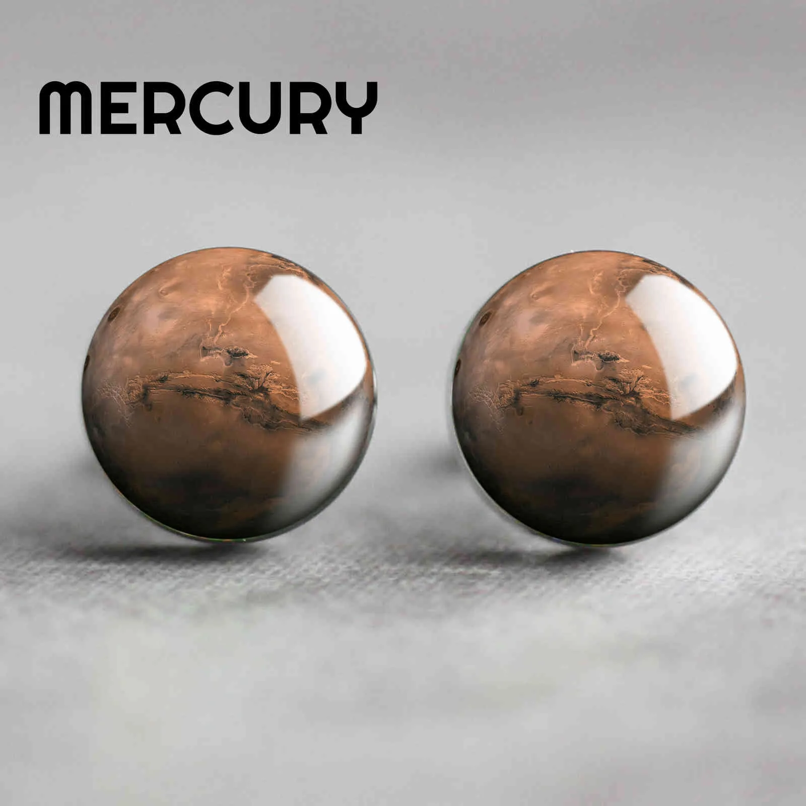 Moon Solar System Planet for Men Wedding Cufflinks Galaxy Nebula Earth Sun Jupiter Jewelry Suit Shirt Cuff Links Gift