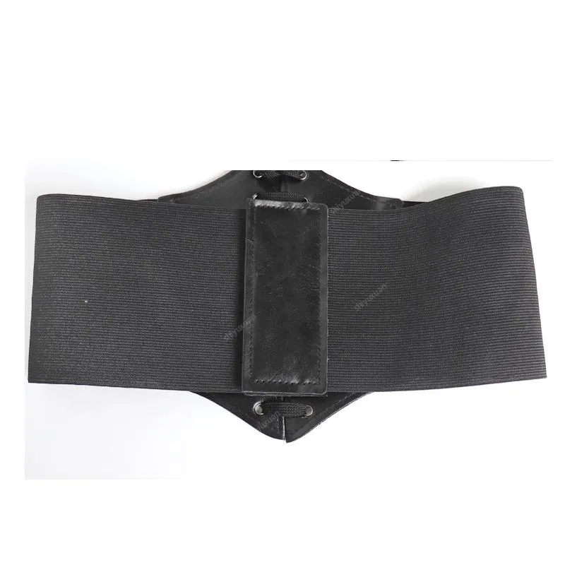 Cinture di cinghie Cintura in pelle larga cinghia cumberbunds cinghia donne elastiche a vita alta e elastico a forma di corpo a forma di corpo 65-75cm248k