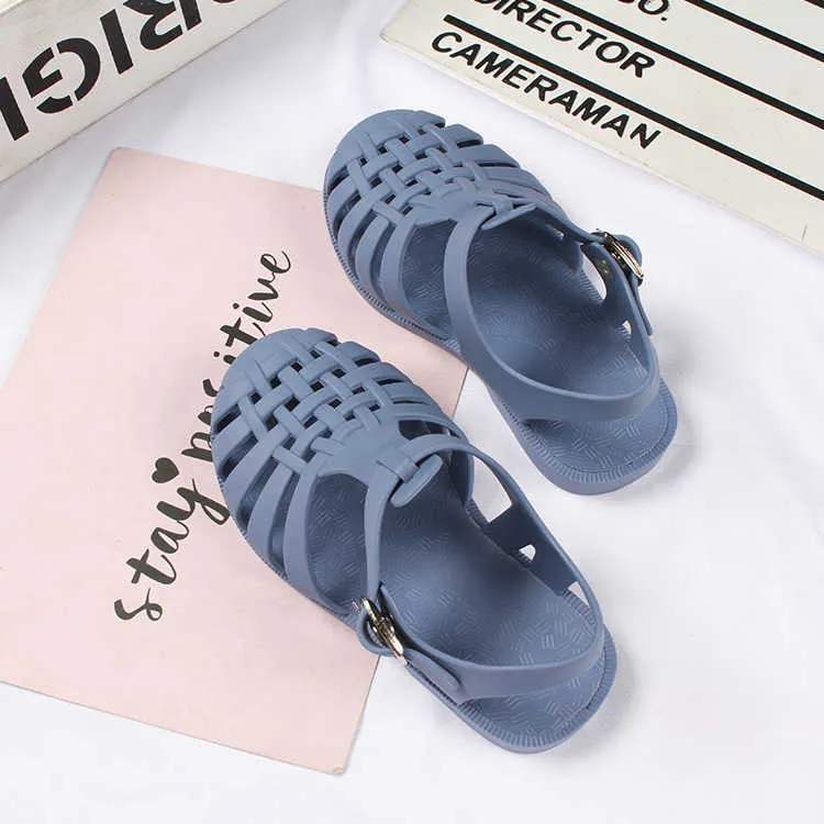 Summer ldren Sandals Baby Girls Toddler Soft Nonslip Princess Shoes Kids Candy Jelly Beach Shoes Boys Casual Roman Slippers K62584777