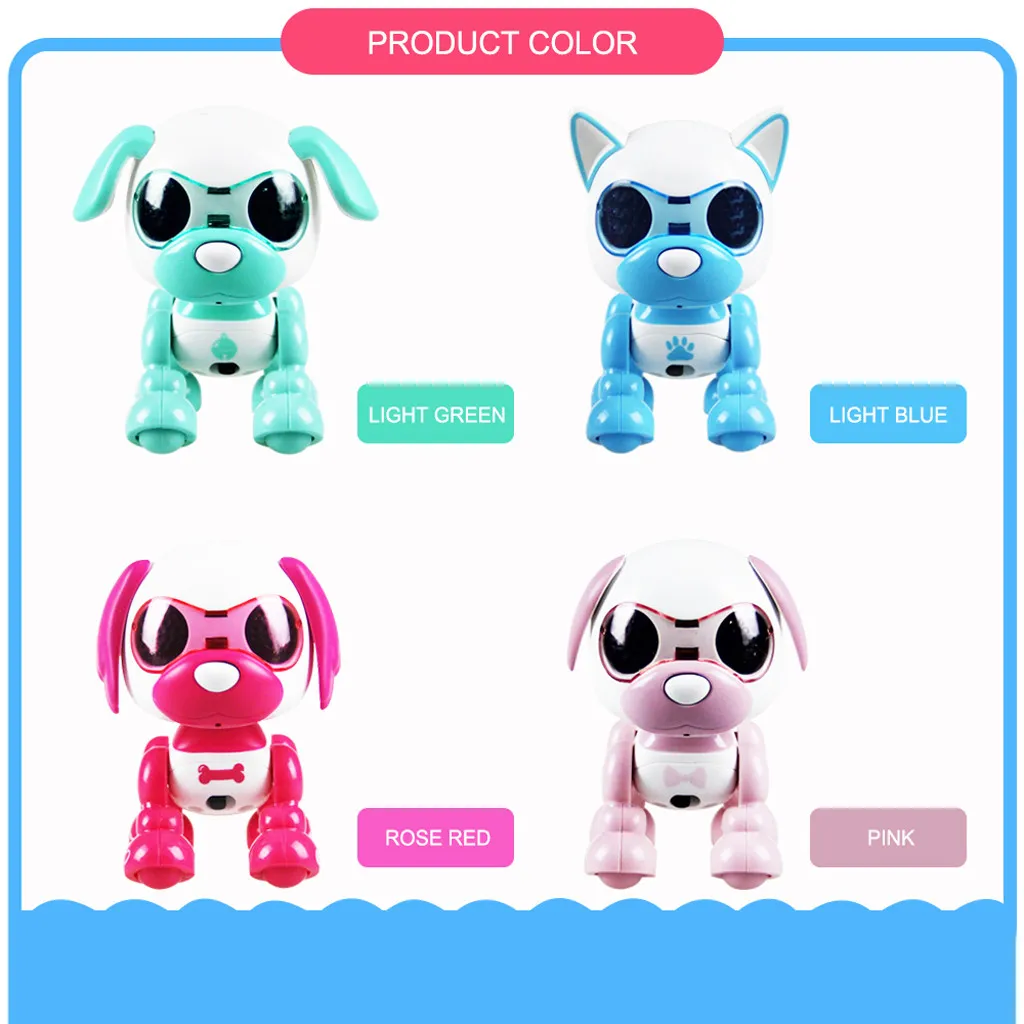 Electronic Smart Robot Dog Music Dance Walking Interaction Puppy Pet Robot Toy Robot intelligenti bambini Giocattoli bambini