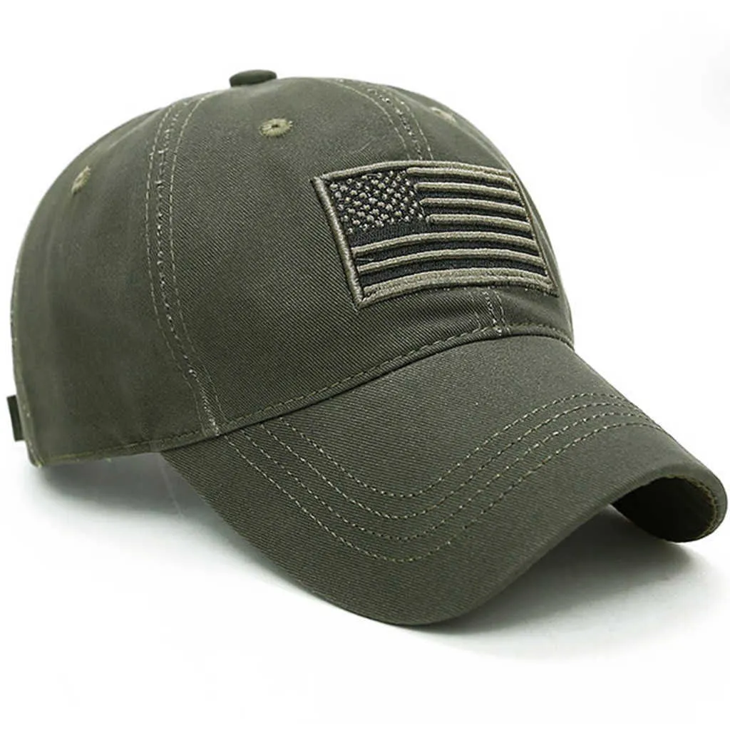 ユニセックストラッカー特別戦術的な演算子力アメリカ国旗パッチ野球キャップスポーツゴルフキャップ屋外帽子Q0703