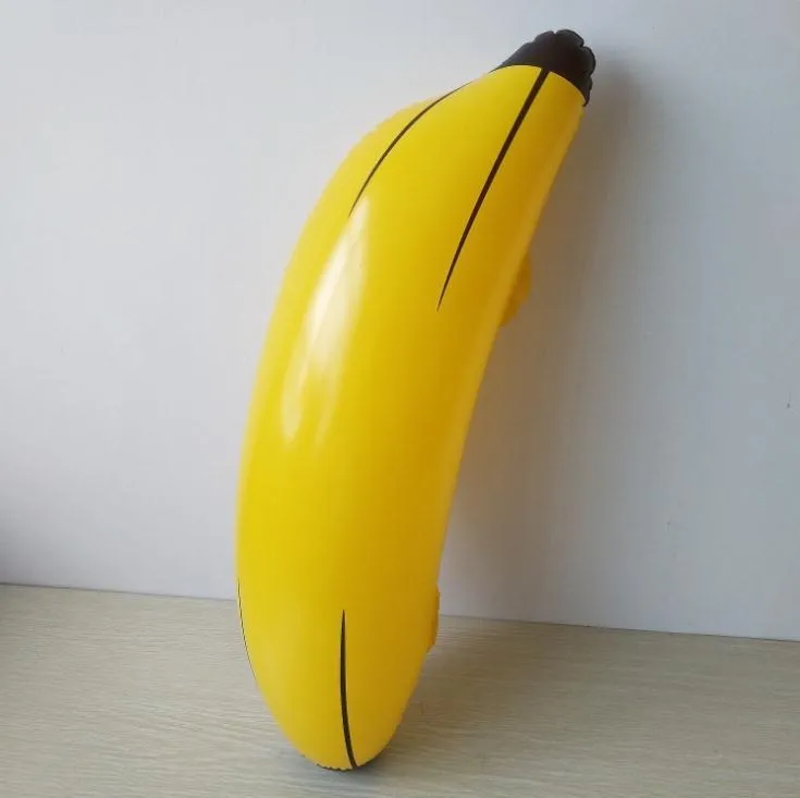 Créatif Gonflable Big Banana Blow Up Piscine Eau Jouet Enfants Enfants Jouets Fruits Jouets Decoration Vente en gros