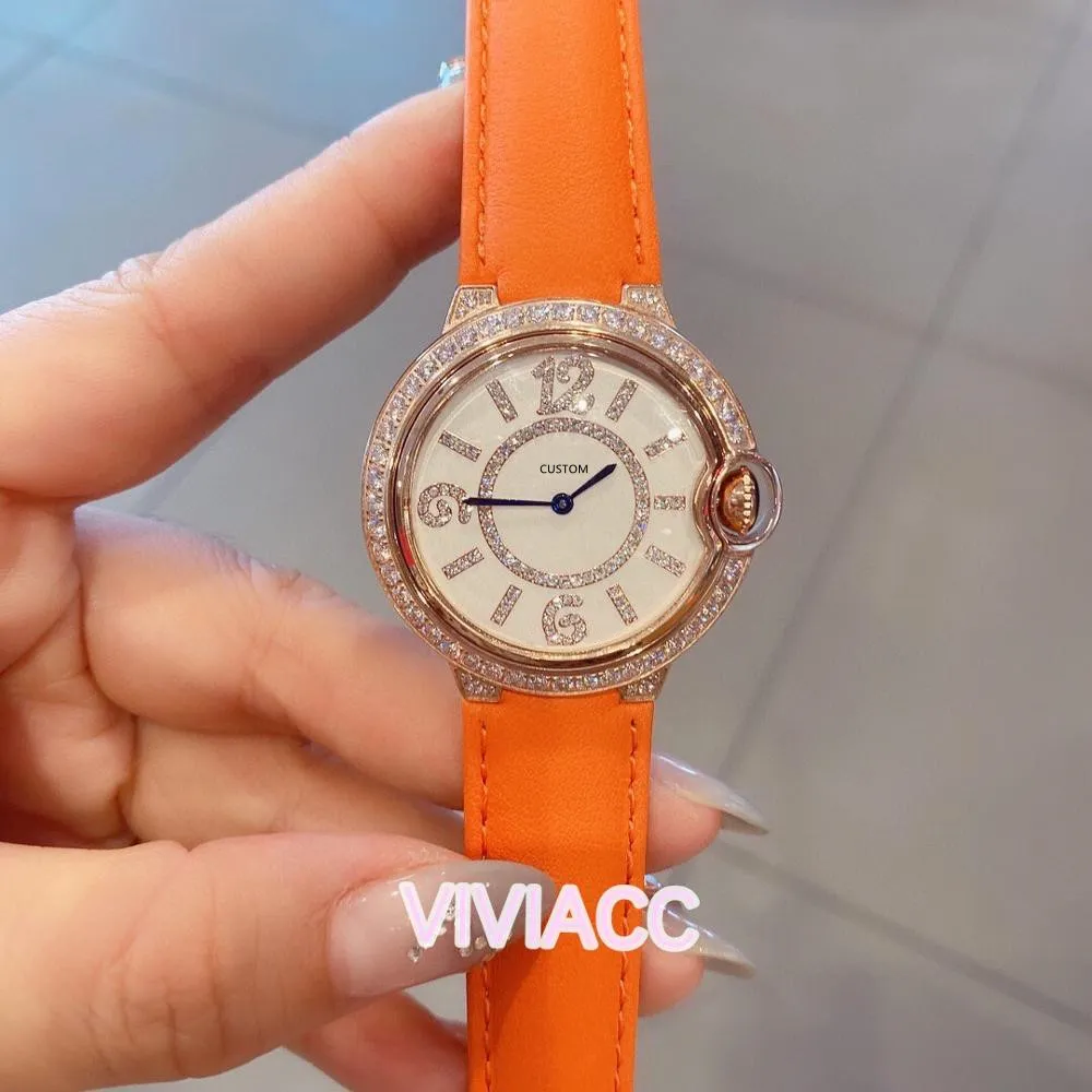 Relojes clásicos con gráficos geométricos para mujer, reloj con números irregulares de cuero multicolor, reloj de señora con diamantes de cristal, reloj de cuarzo de 36mm