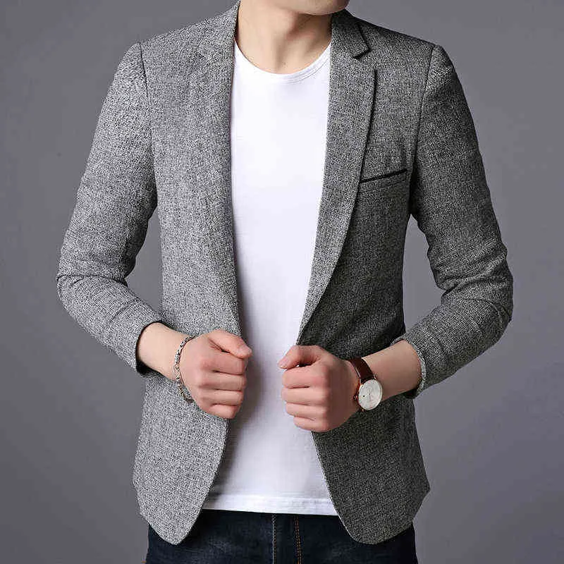 Giacca da uomo Blazer casual Giacca formale da uomo Design Abito da uomo Cappotti Giacca da uomo d'affari Taglie forti 211120