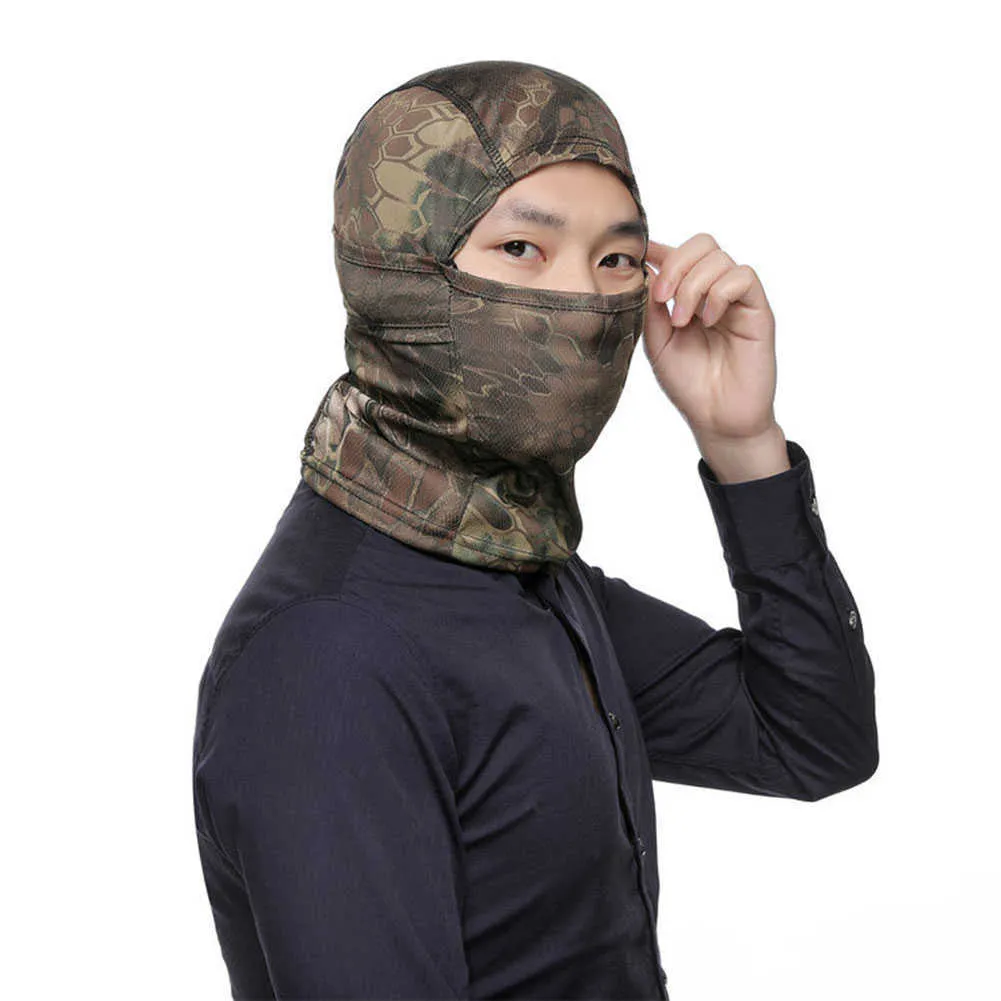 Cagoule de Camouflage militaire pour moto en plein air, cyclisme, pêche, chasse, Protection du visage, cagoule tactique de l'armée