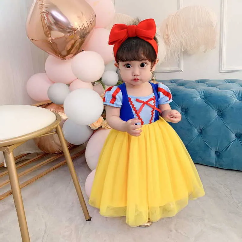 Enfants princesse robe enfants Cosplay lapin bébé fille moelleux Tulle mode anniversaire E8130 210610