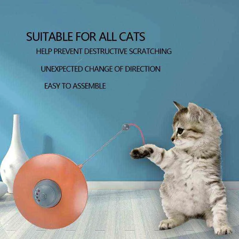 Smart Interactive Cat Toy Undercover Mouse Fabric Cat's Meow Interactive Electronic Toy Creative Pet Puppy Cat Kitten Ball 211122
