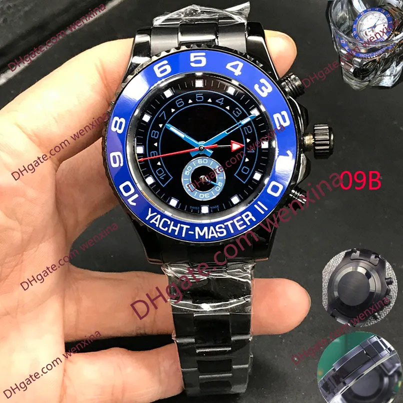 16 kleuren horloge van hoge kwaliteit 44 mm keramische rand Mechanisch automatisch 2813 roestvrij staal Horloges montre de luxe waterdicht Men287j