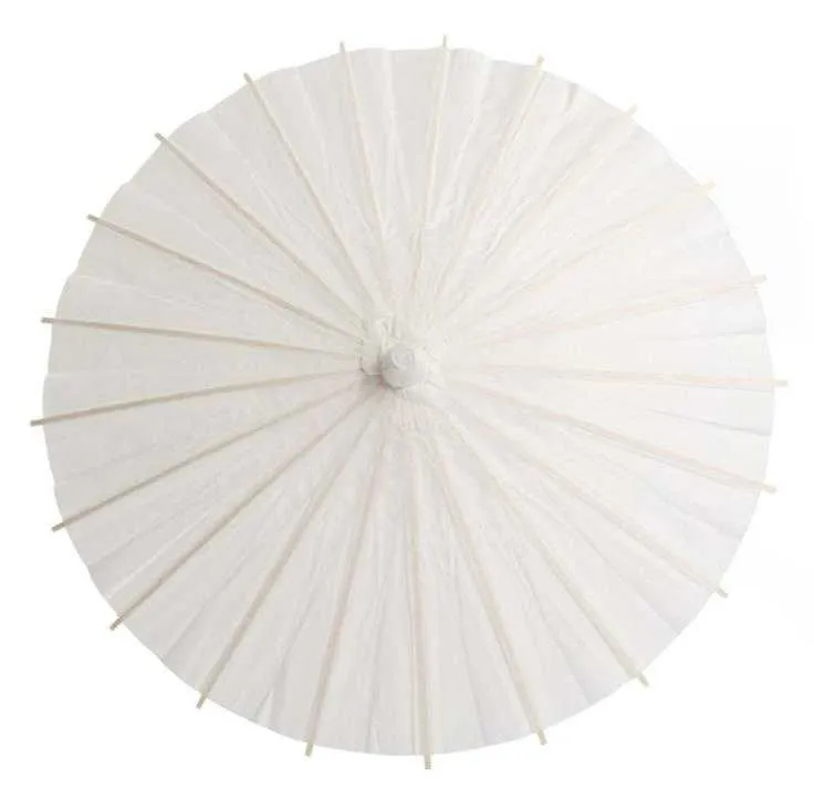 Diamètre à la main 60cm Couleur blanche blanche chinois petite fond de pétrole parasols décoration de mariage