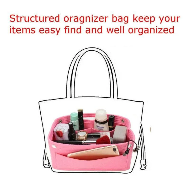化粧品バッグのケースは、女性のための財布オーガナイザーのハンドバッグ折りたたみ式旅行袋SWD889202Sを感じました