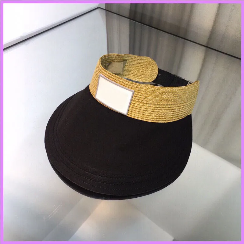 Новые моды козырек женские кепки мужские дизайнерские колпачки верхний пустые шапки летние солнечные ведра ковша шляпа бейсболка Casquette регулируемая на открытом воздухе D217211F