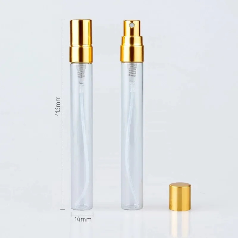 10 ml bouteille de parfum rechargeable vaporisateur vide en aluminium s atomiseur cosmétique conteneur de voyage