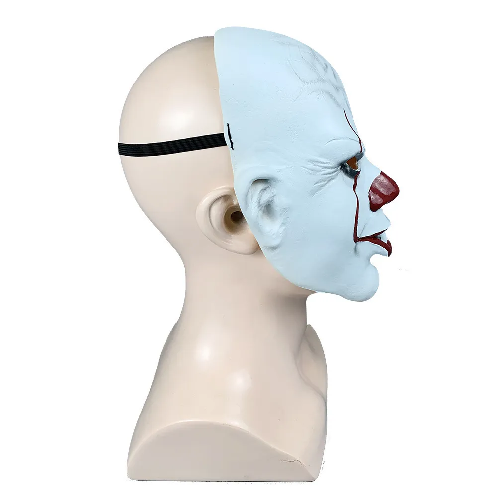 New It Chapitre Deux Masques Pennywise Horror Cosplay Latex Masques Halloween Party Costume Props T200622