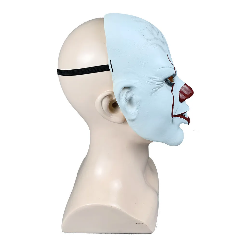 Nuevo It Capítulo Dos Máscaras Pennywise Horror Cosplay Máscaras de látex Fiesta de Halloween Accesorios de disfraces T200622