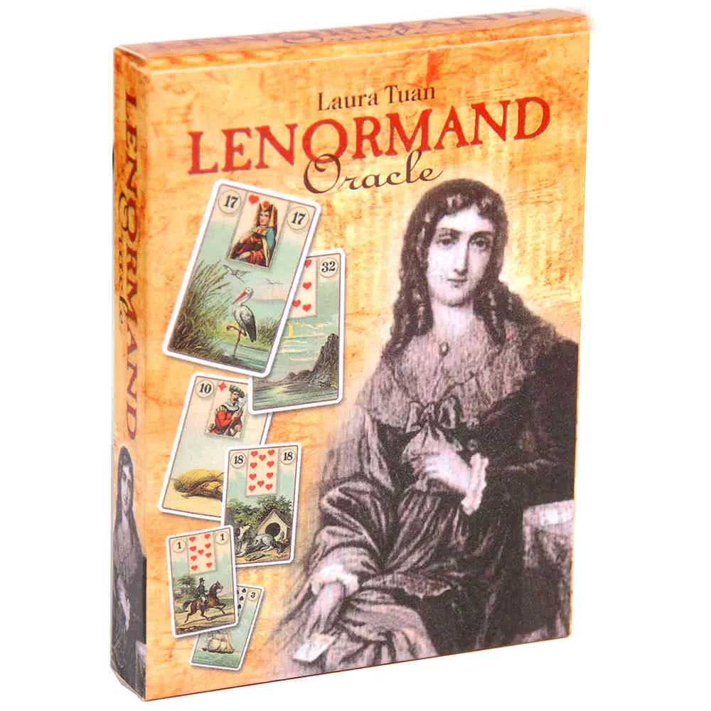 Oracles Love Romance Cards Game Deck Tarot Board Marie Anne Lenormand est célèbre Napoléon Bonaparte's Trusted