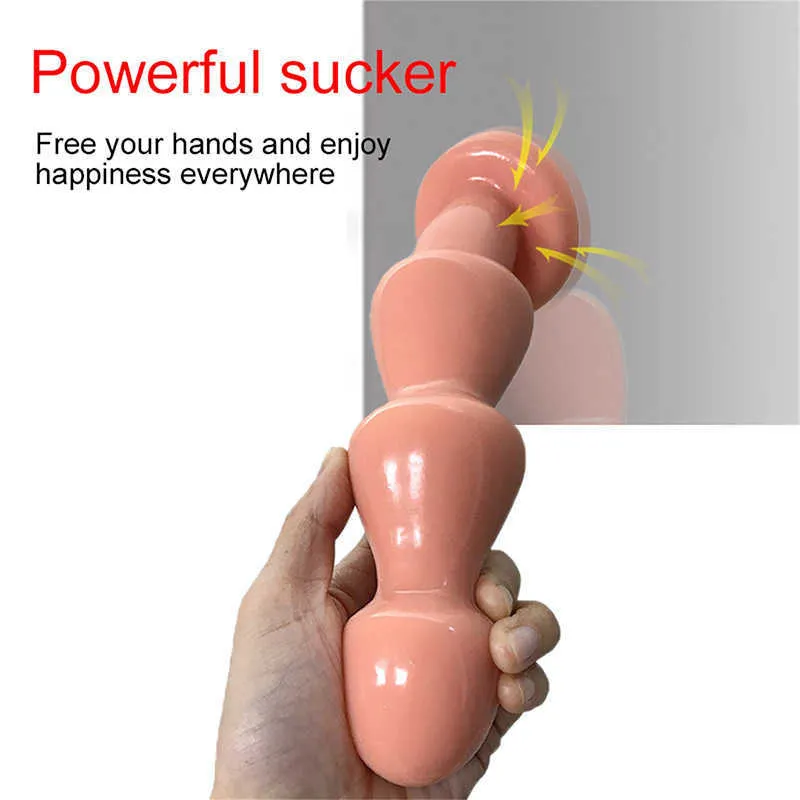 Grote buttplug kralen seksspeeltjes voor volwassenen vrouwen mannen gay big butt plug anale dildo sextoys prostaat massage anus dilator shop2918380