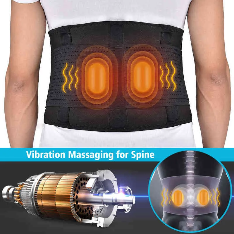 Belt de massagem infravermelha distante emagrecimento de aquecimento elétrico Moxibusting cintura apoio comprimir placa de carregamento quente 220208