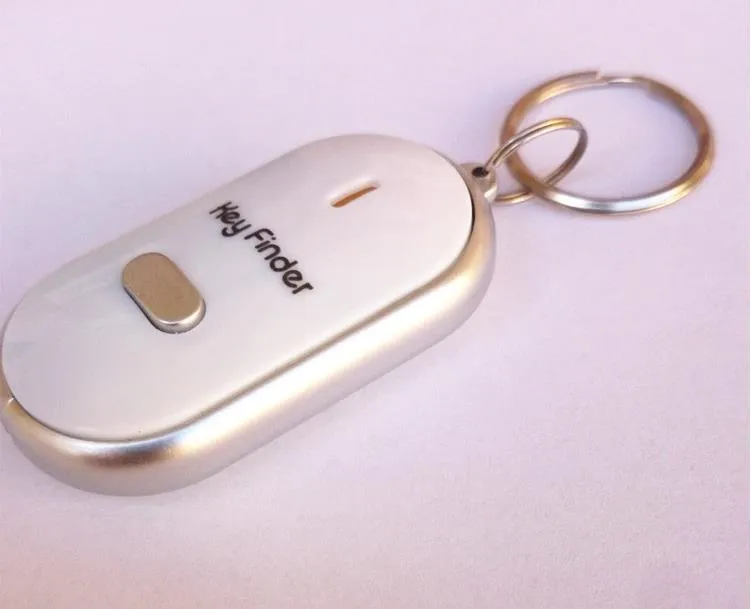PARTA FAVE Whistle Sound Control LED Klucz Lokator Lokalizator antygrezyjnego łańcucha kluczy Klucz Chaveiro Prezent3326