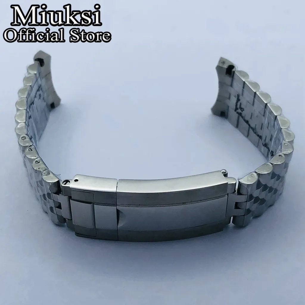 20 mm zilver goud rosé goud zwart jubileum roestvrijstalen horlogeband vouwgesp fit horlogekast band bracelet174K