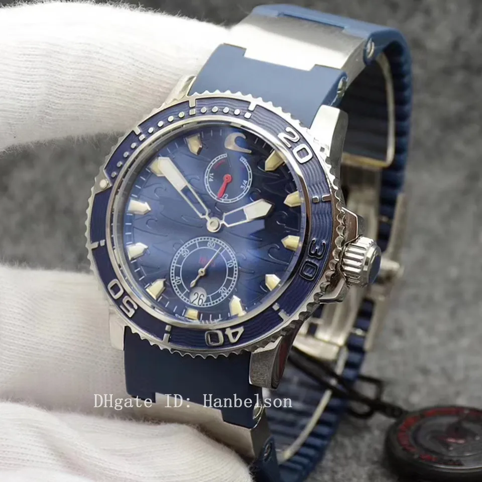 NIEUWE Luxusuhr Horloges Automatisch uurwerk Rubberen armband Heren Horloges orologio di lusso hoge kwaliteit Sport montre306L