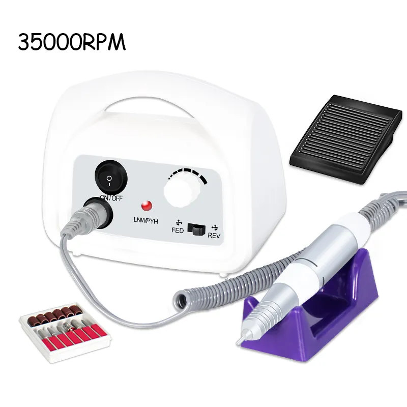 Manicure con 114W / 54W / 24W Lampada a LED 35000 RPM trapano 36/di strumenti kit di smalti unghie in gel UV a colori