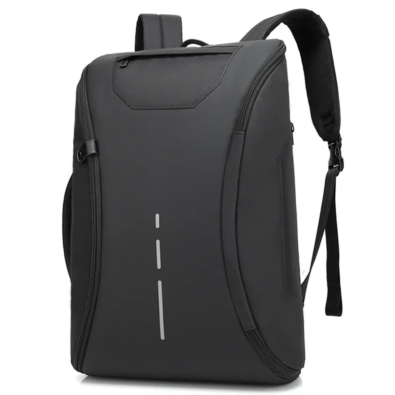 Detachable business trip computer bag waterproof backpack laptop tablet travel storage bags shoulder handbag USB charging College Students schoolbag