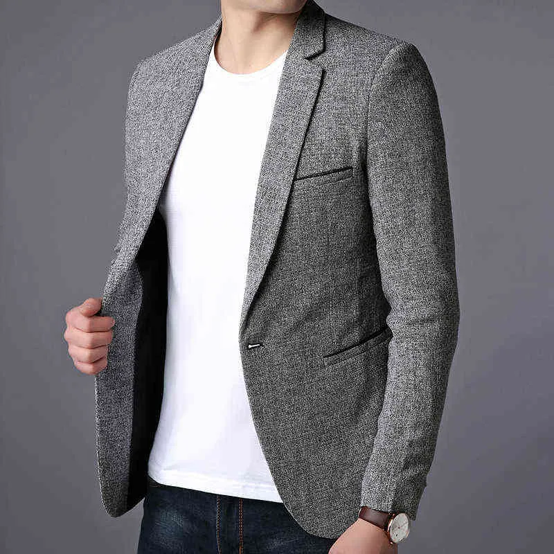 Giacca da uomo Blazer casual Giacca formale da uomo Design Abito da uomo Cappotti Giacca da uomo d'affari Taglie forti 211120