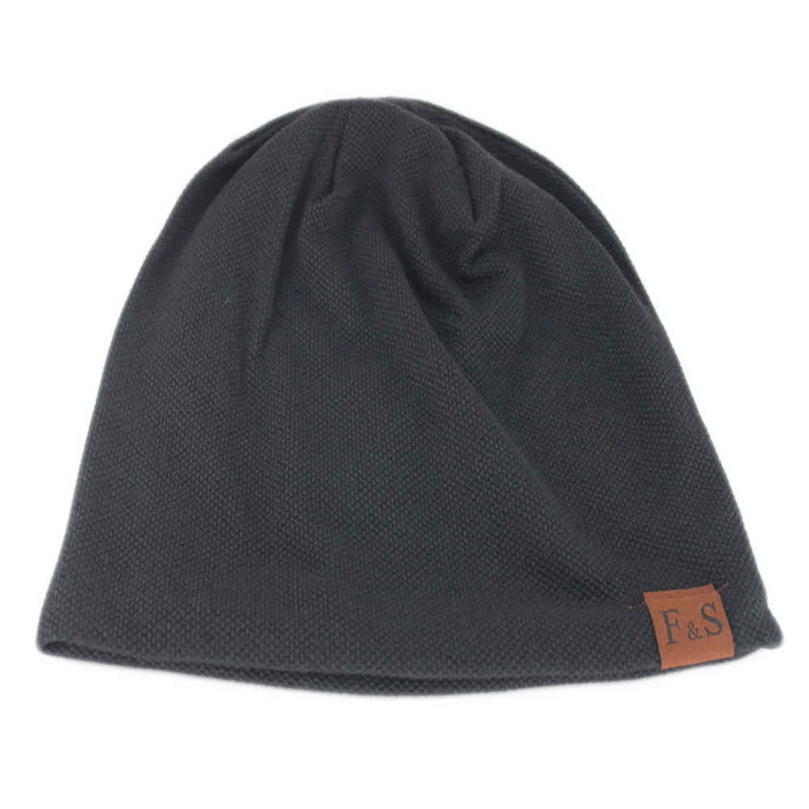 Ny mode hatt för män och kvinnor höst stickad solid färg skullies mössa våren casual mjuk turban vinter gorras y21111