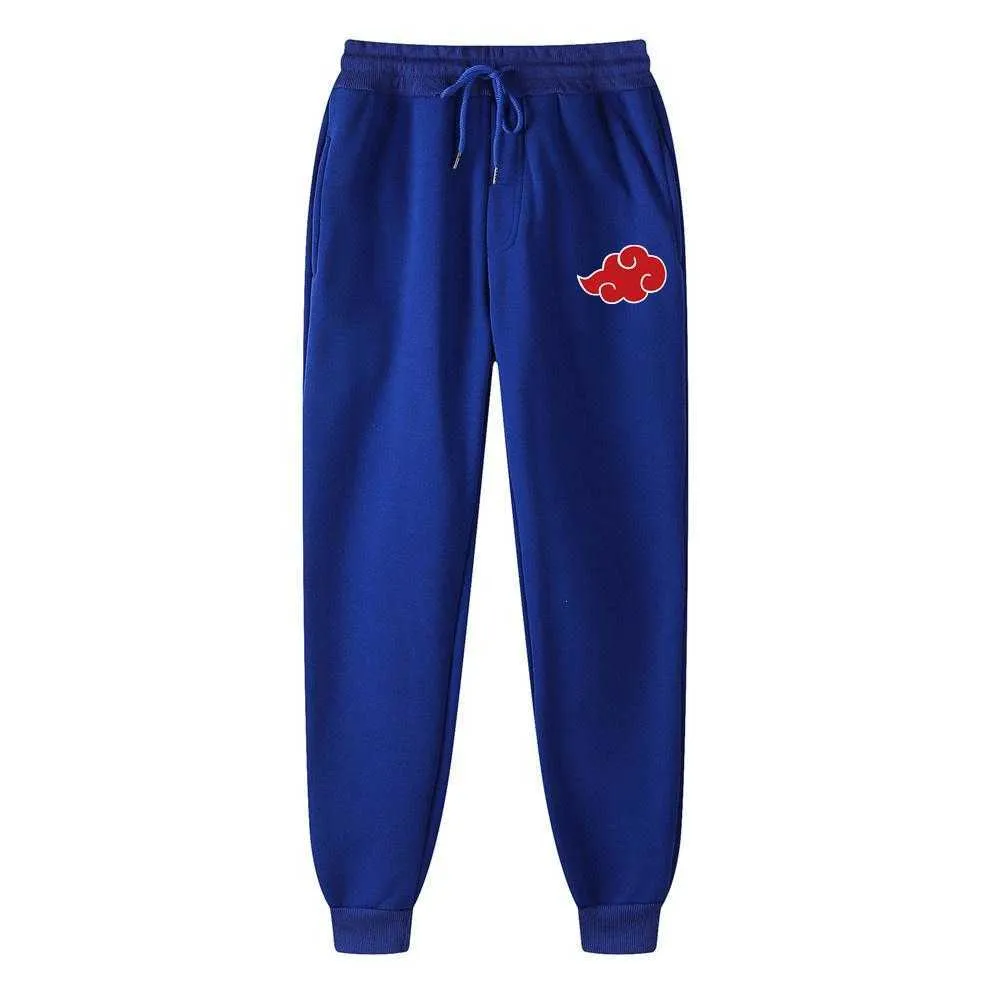 2021 Männer Jogger Casual Hosen Akatsuki Cloud Symbole Drucken Sportswear Trainingsanzug Böden Jogginghose Hosen Training Track Pant Y0811