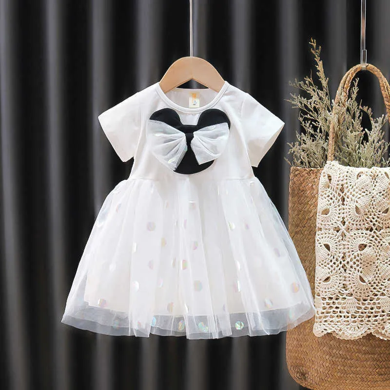 Sommer Baby Mädchen Kleidung Nette Kurzarm Kleid für Kleinkind Mädchen Kleidung Säuglings Baby Geburtstag Party Kleider 0-2 jahre Q0716