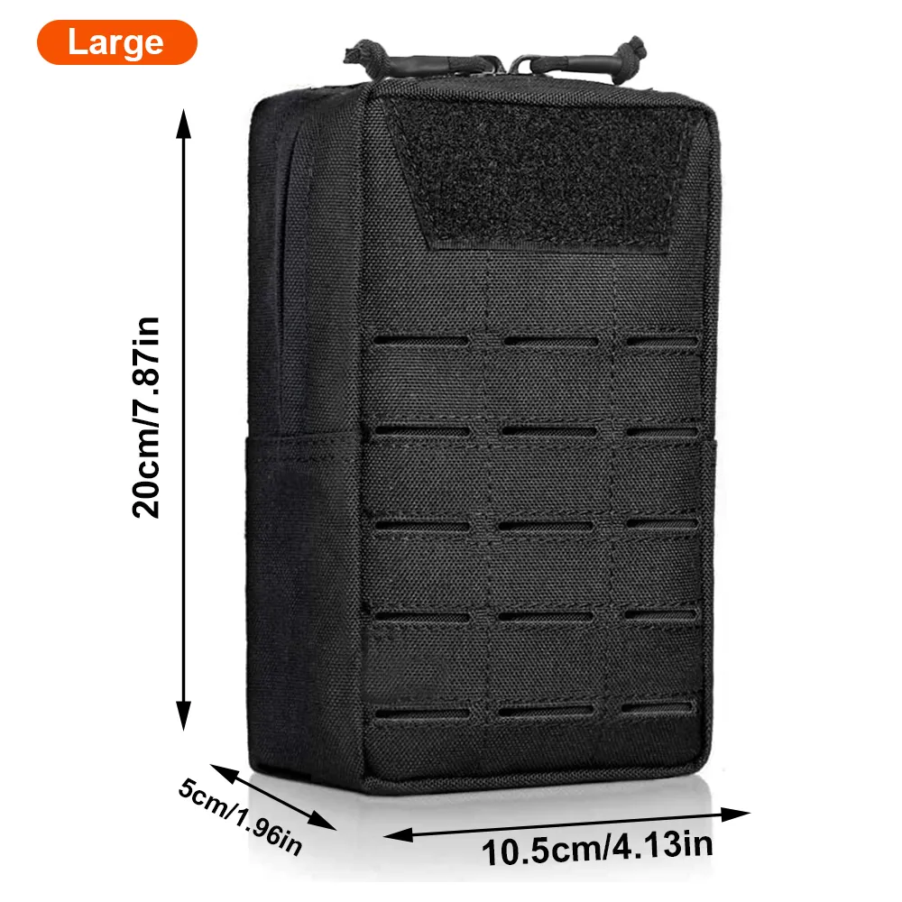 Pochette Molle tactique pochette utilitaire monocouche sac d'équipement Compact Gadget sac accessoire sac de taille pour gilet sac à dos