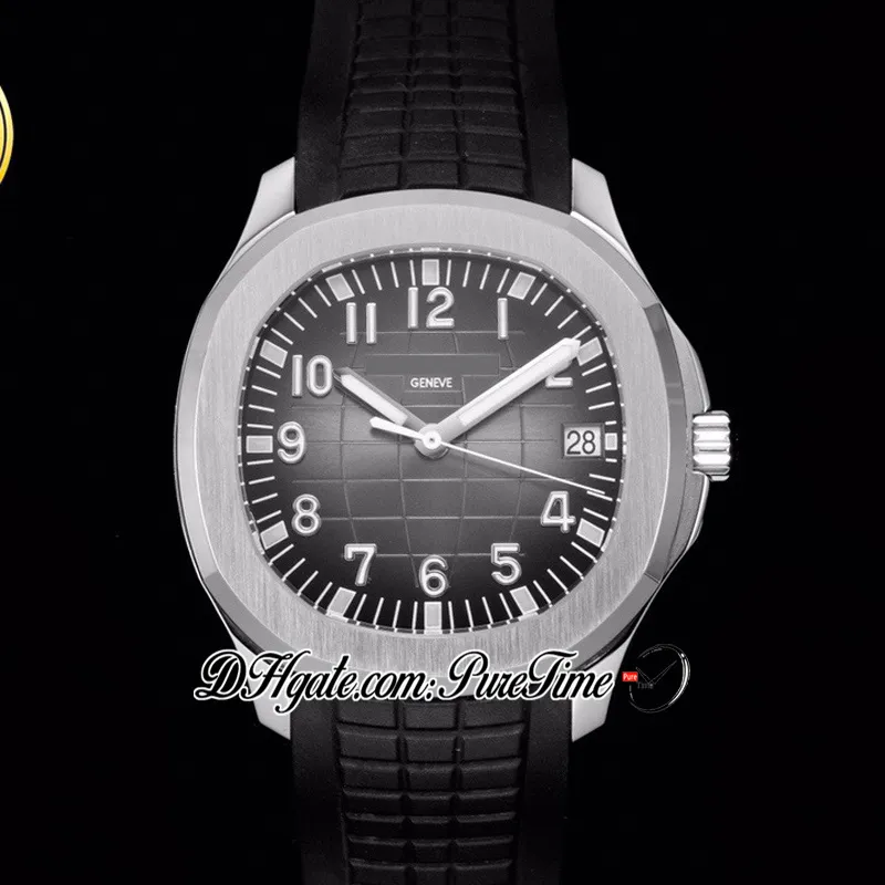 2021 3KF V2 5167A A324SC Automatyczne męskie zegarek stalowa obudowa d-szary tekstura Wydanie czarny gumowy pasek Pureteme PTPP Swiss M232W
