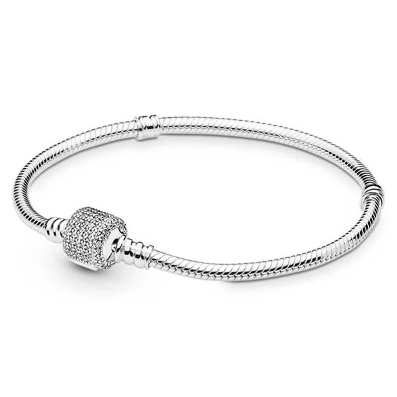 Boosbiy argent plaqué mignon hibou serpent chaîne Bracelet à breloques pour femmes marque de mode Bracelets bijoux à bricoler soi-même fabrication de cadeaux Q0719