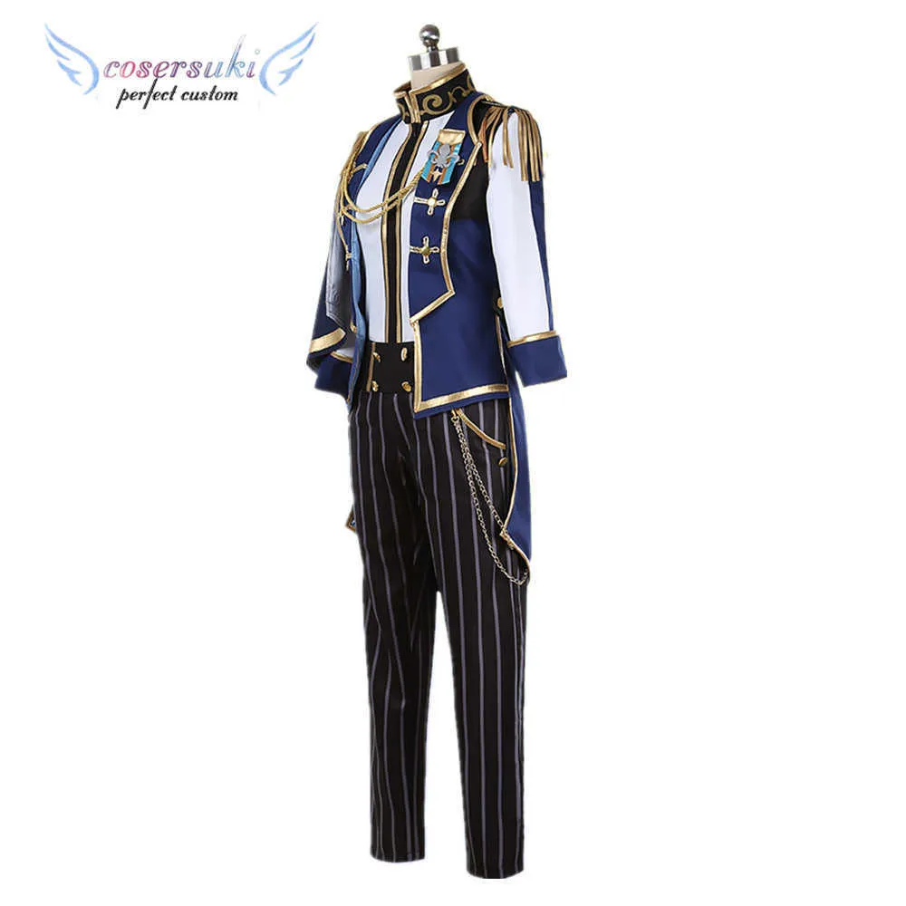 Ensemble Stars Musique chevaliers Sakuma Ritsu Cosplay Costume pour Halloween Noël Carnaval Y0903