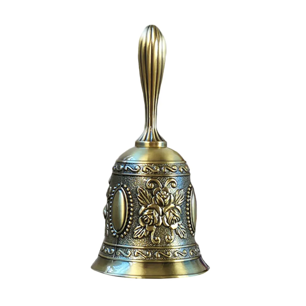 FengShui – cloche à main de méditation, appel fort, dîner porte-bonheur, alarme de prière, Portable, thé de bureau, Service bouddhiste tibétain, en laiton fait à la main