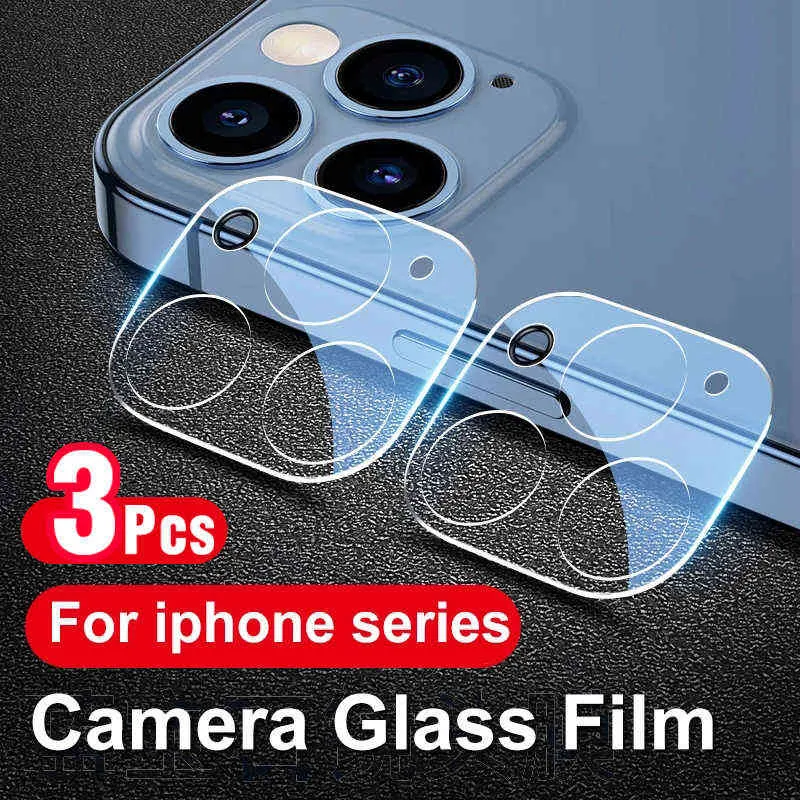 Tylna Ochraniacze obiektywów z tylnej kamery dla iPhone12 iPhone 13 Pro Max Case Temperted Glass for I Phone 12 13 Pro Mini Coque Fundda H4522050