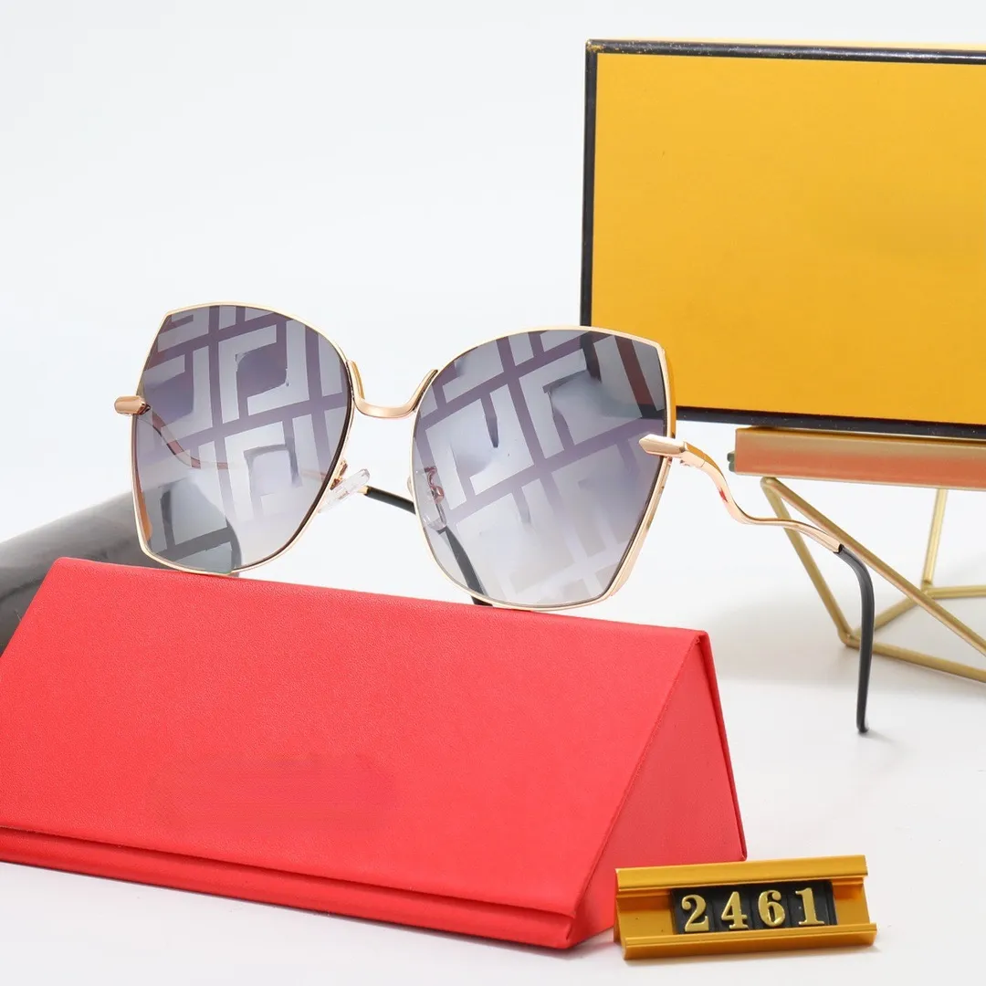 Moda Mens Designer Polarized Sunglasses Womens Classics Sun Óculos UV400 Sunglass com caso e caixa