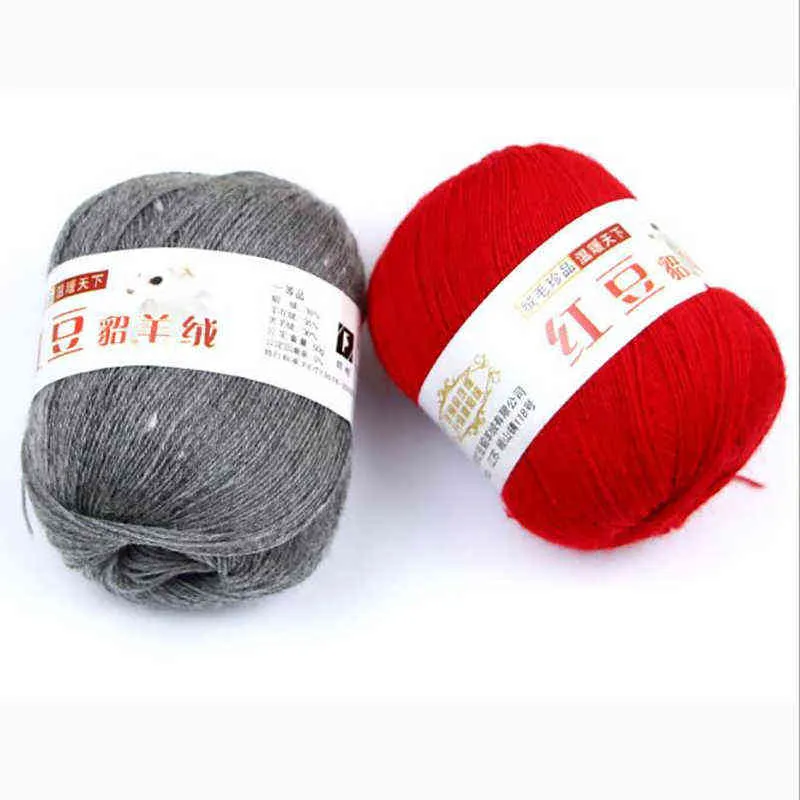 Vison Cachemire Fil Main Laine Tricoté À La Main Alpaga Crochet Fil Boule Écharpe pour Tricoter Bébé Tricot Sueur Doux Chaud Y211129