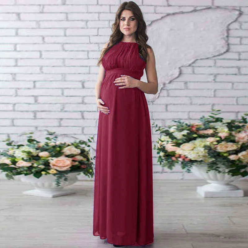 2021 беременная мать платье новая родильная фотография реквизиты женщин беременности одежда кружева платье для беременных фотосъемки одежда G220309