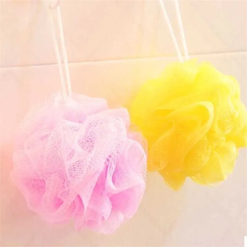 Brushes Sponges Scrubbers Loofah Bath Sponge Milk Accessories Nylon Shower Ball 10G Soft Body Cleaning Mesh Brush bathroom