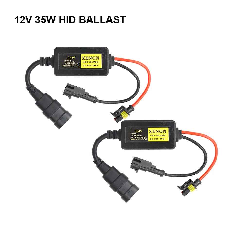 Novo Mini HID Ballast Kit de Ignição Carro Farol 12 V 35W 55W H1 H3 H7 H11 9005 9006 Farol de Auto Xenon 4300K-12000K