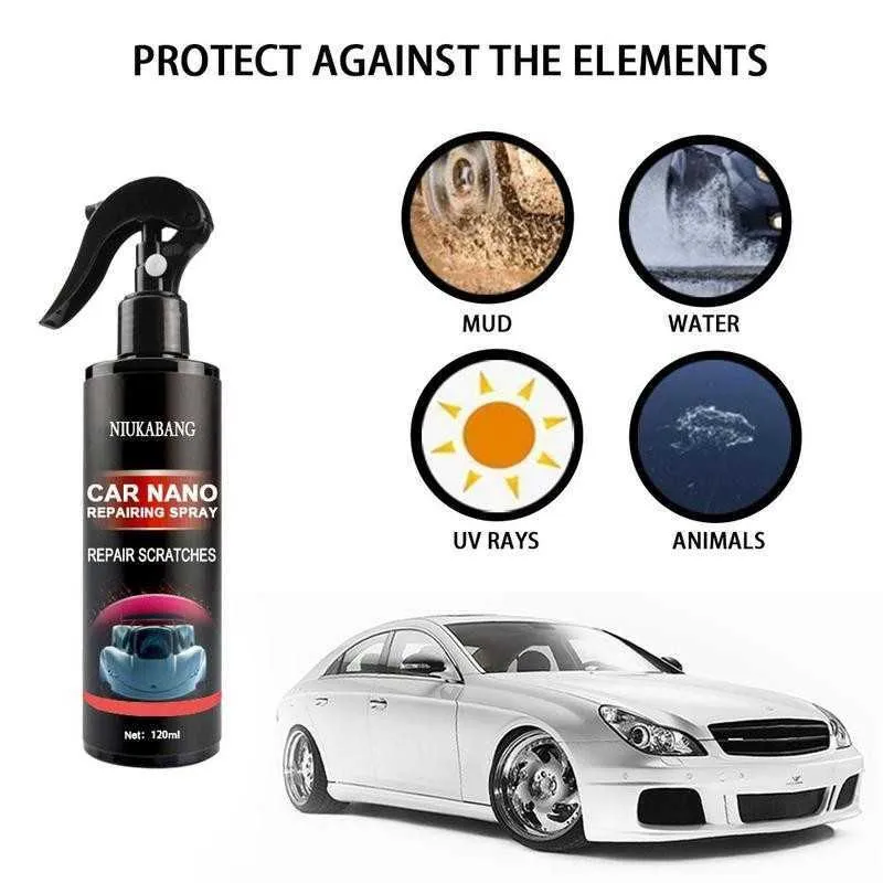 3050 100 ml Reparatur Spray Auto Flüssigkeit Beschichtung Nano Hydrophobe Polnischen Farbe Wachs Spray Auto Kratzer Entferner Auto Reparatur9803778