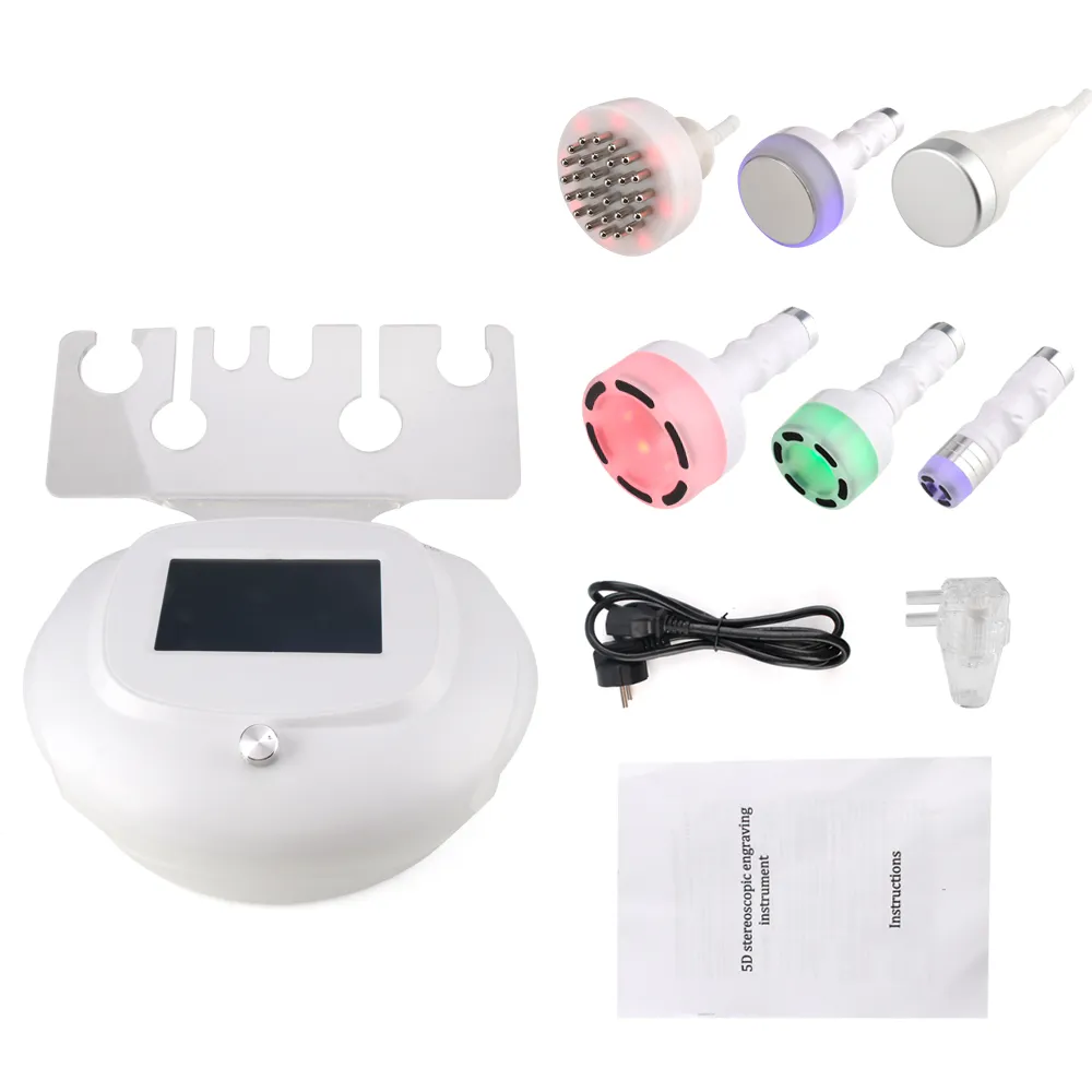 Slimming Machine 5d Multifunctional 6 In 1 80k Ultrasound Body Slimming Radio Frequency Contouring Device Ultrasonic Vacuum Cavitation Rf Ma