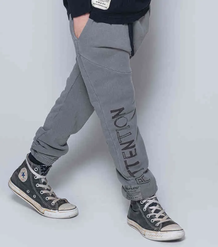 Children Cotton Pants NU Brand Autumn Boys Girls Leggings Casual Cargo Toddler Kids Sports Trousers Harem 220105