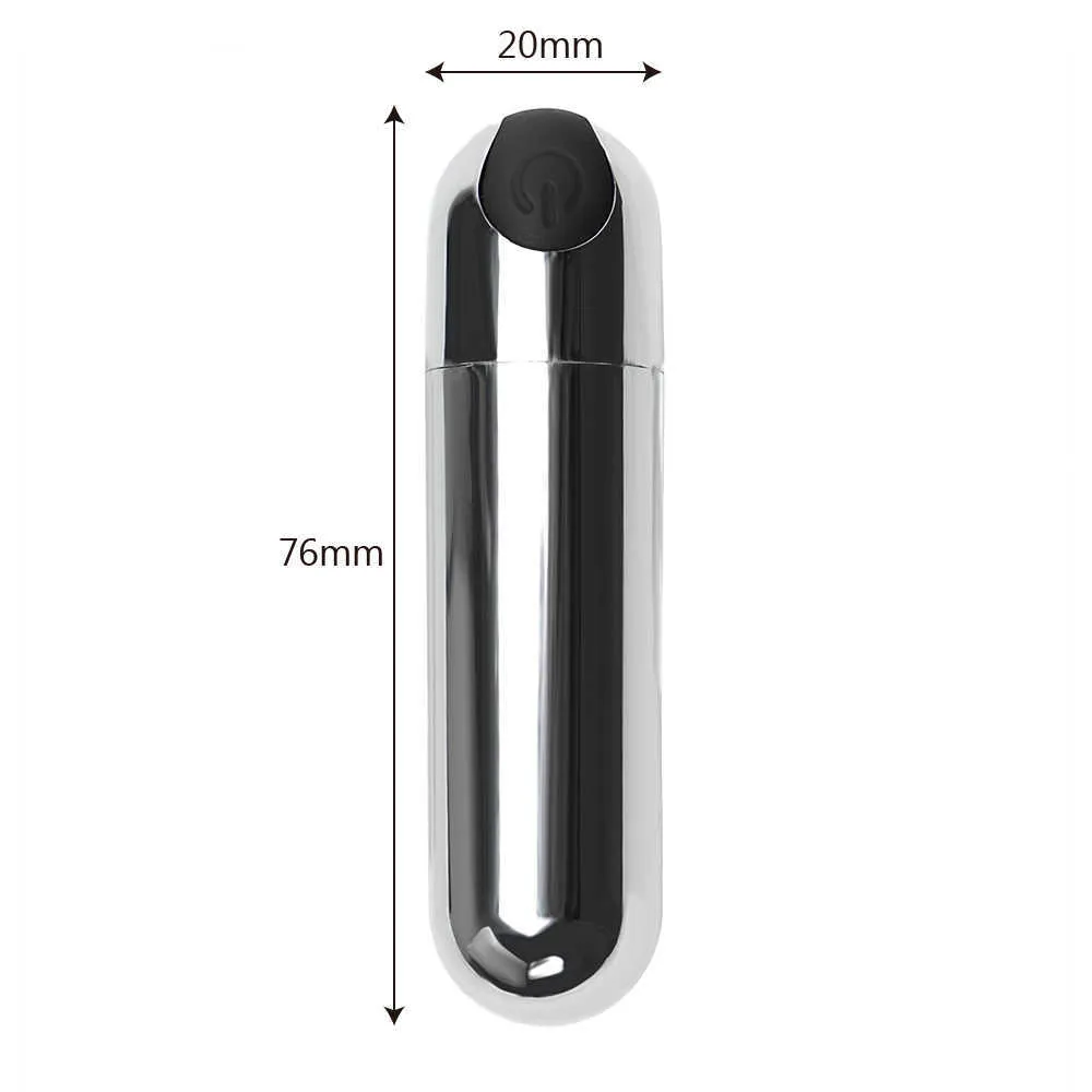 마사지 항목 업그레이드 여성을위한 강력한 진동 미니 총알 진동기 섹스 토이 10 SpeedWaterproof G-spot 마사지 USB 충전식