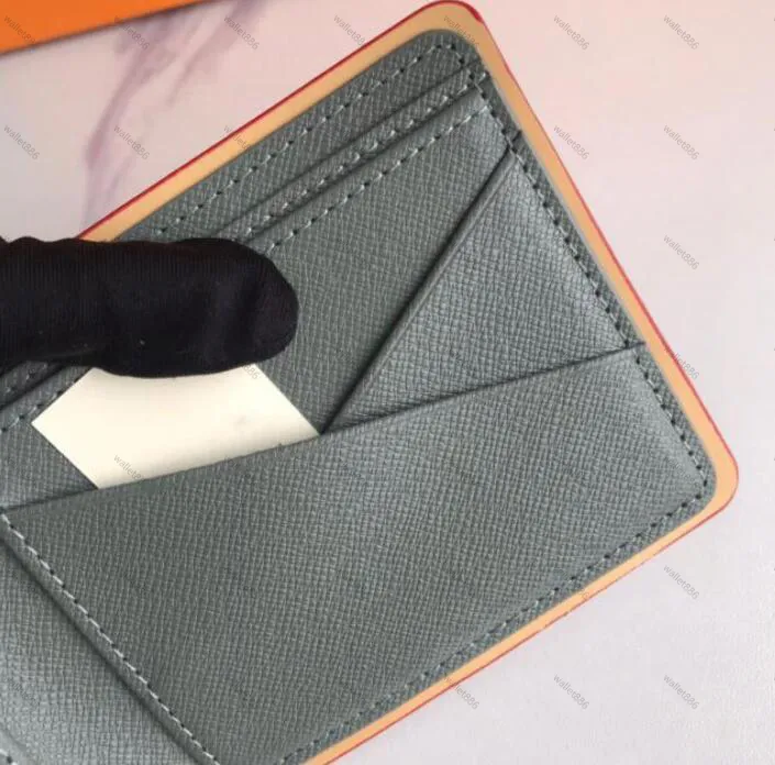 고품질 망 회색 지갑 클래식 남성 꽃 지갑 줄무늬 질감 지갑 Bifold 짧은 작은 지갑 클러치 파우치 지갑