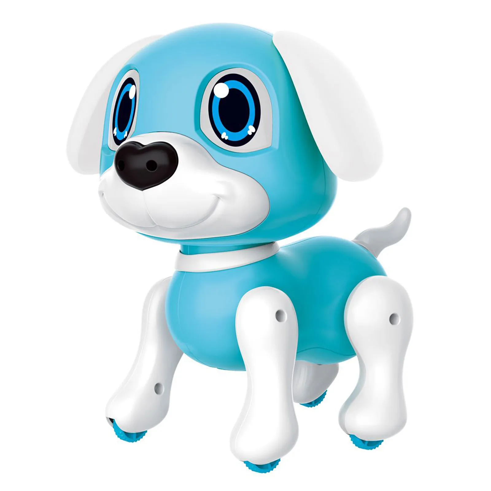 Giocattolo elettronico cani intelligente cani robot con luci di rilevamento dei gesti e suoni di cuccioli, riproduzione di giocattoli musicali bambini