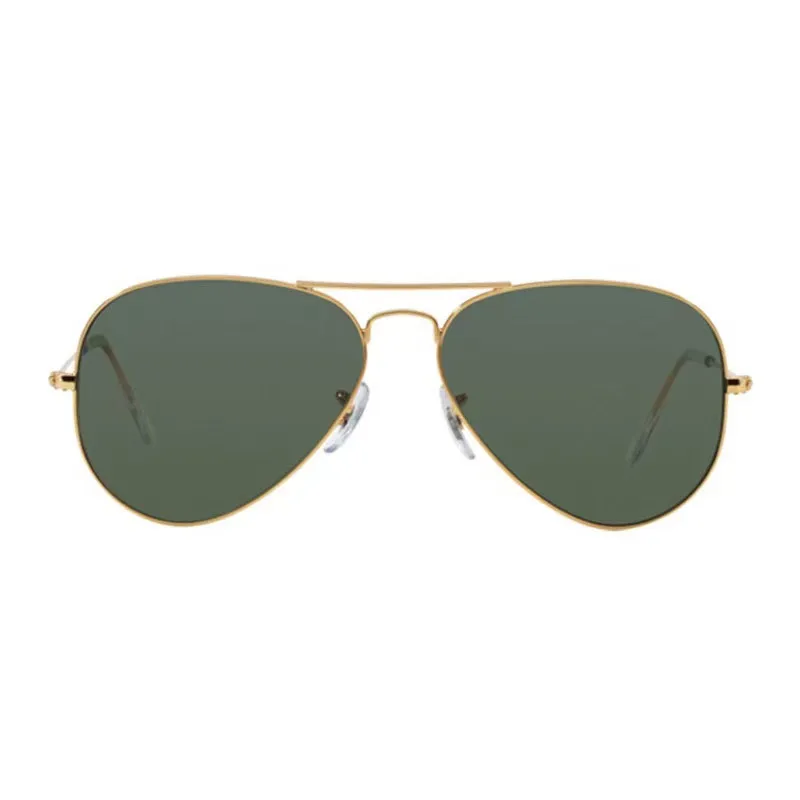 Säljer modemän retro flygare solglasögon glas solglasögon padda spegelglasögon kör skyddsglasögon för män och kvinnor et319e